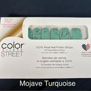 Color Street Mojave Turquoise Nail Strips